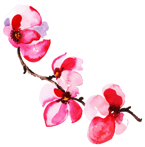 Cherry Blossom March Birth Flower Tattoo