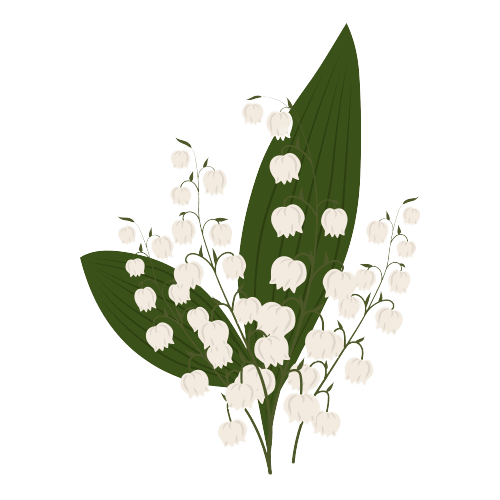 Lily of the Valley May Birth Flower Tattoo