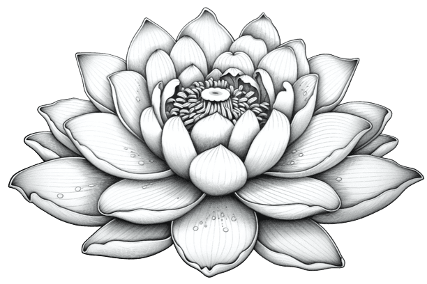 Water Lily  July Birth Flower Tattoo