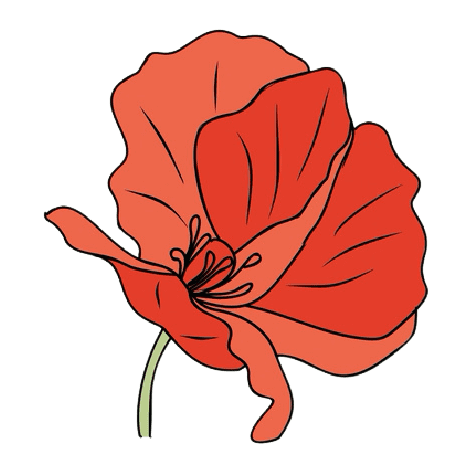 Poppy August Birth Flower Tattoo