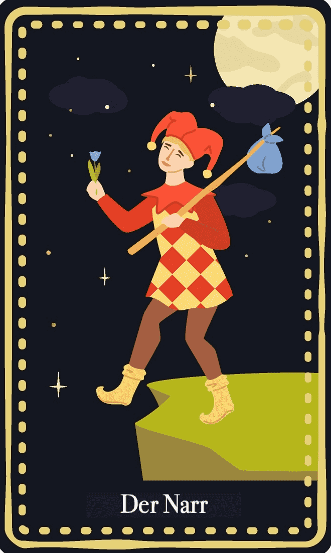 Der Narr Tarot Card