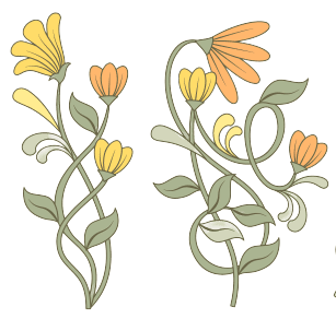 Aster - Tatouage fleur de naissance septembre