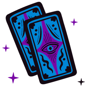 タロットカードのイラスト 
