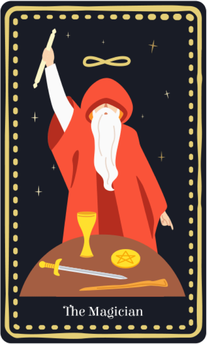Büyücü Tarot Card